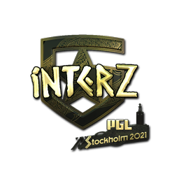 Sticker | interz (Gold) | Stockholm 2021