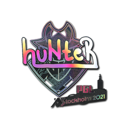Sticker | huNter- (Holo) | Stockholm 2021