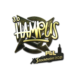 Sticker | hampus (Gold) | Stockholm 2021