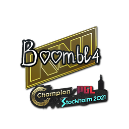 Sticker | Boombl4 | Stockholm 2021