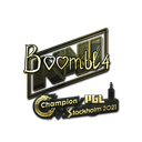 Sticker | Boombl4 (Gold) | Stockholm 2021