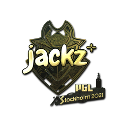 Sticker | JACKZ (Gold) | Stockholm 2021