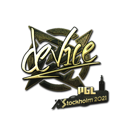 Sticker | device (Gold) | Stockholm 2021