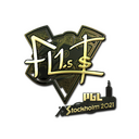 Sticker | FL1T (Gold) | Stockholm 2021