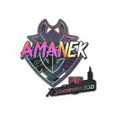 Sticker | AMANEK (Holo) | Stockholm 2021