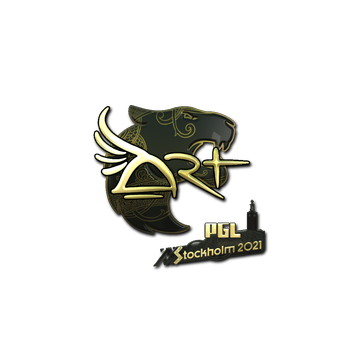 Sticker | arT (Gold) | Stockholm 2021