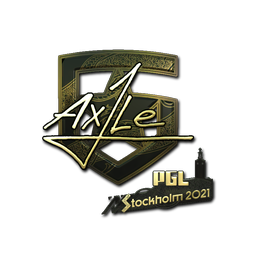 Sticker | Ax1Le (Gold) | Stockholm 2021