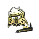Sticker | Sharks Esports (Gold) | Stockholm 2021