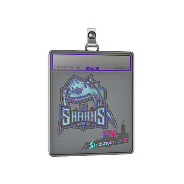 Sticker Slab | Sharks Esports (Holo) | Stockholm 2021