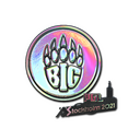 Sticker | BIG (Holo) | Stockholm 2021