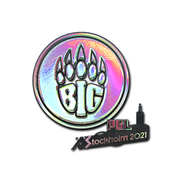 Sticker | BIG (Holo) | Stockholm 2021