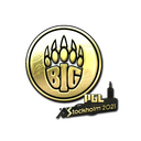Sticker | BIG (Gold) | Stockholm 2021