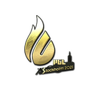 Sticker | Copenhagen Flames (Gold) | Stockholm 2021