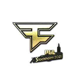 Sticker | FaZe Clan (Gold) | Stockholm 2021