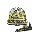 Sticker | GODSENT (Gold) | Stockholm 2021