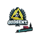 Sticker | GODSENT (Foil) | Stockholm 2021