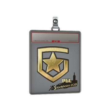 Sticker Slab | Gambit Gaming (Gold) | Stockholm 2021