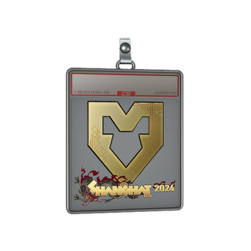 Sticker Slab | MOUZ (Gold) | Shanghai 2024