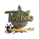 Sticker | Techno4K (Gold) | Shanghai 2024