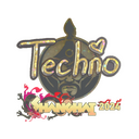 Sticker | Techno4K (Glitter) | Shanghai 2024