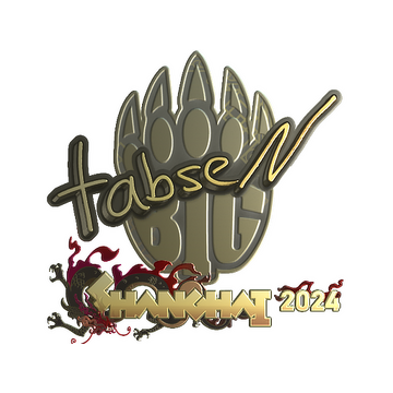 Sticker | tabseN (Gold) | Shanghai 2024