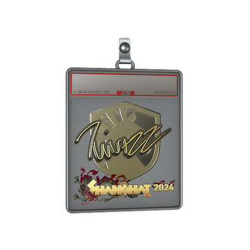 Sticker Slab | Twistzz (Gold) | Shanghai 2024