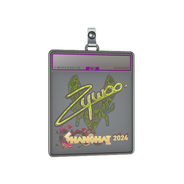 Sticker Slab | ZywOo (Holo) | Shanghai 2024