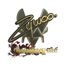 Sticker | ZywOo (Gold) | Shanghai 2024