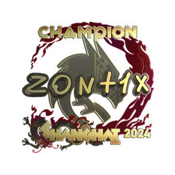 Sticker | zont1x (Gold, Champion) | Shanghai 2024
