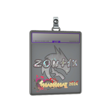 Sticker Slab | zont1x (Glitter) | Shanghai 2024