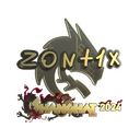 Sticker | zont1x (Gold) | Shanghai 2024