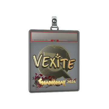 Sticker Slab | vexite (Gold) | Shanghai 2024