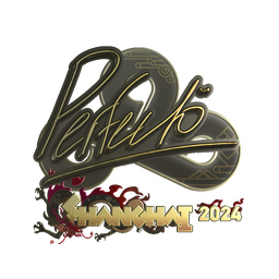 Sticker | Perfecto (Gold) | Shanghai 2024