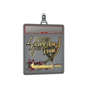 Sticker Slab | somebody (Gold) | Shanghai 2024