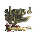 Sticker | sl3nd (Gold) | Shanghai 2024