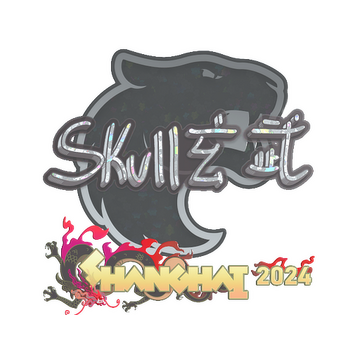 Sticker | skullz (Glitter) | Shanghai 2024