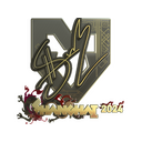 Sticker | siuhy (Gold) | Shanghai 2024