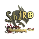 Sticker | sh1ro (Gold) | Shanghai 2024