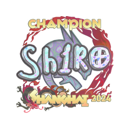 Sticker | sh1ro (Holo, Champion) | Shanghai 2024