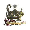 Sticker | susp (Gold) | Shanghai 2024