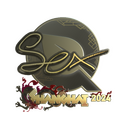 Sticker | dexter (Gold) | Shanghai 2024