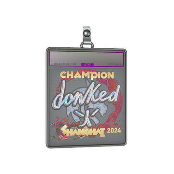 Sticker Slab | donk (Holo, Champion) | Shanghai 2024