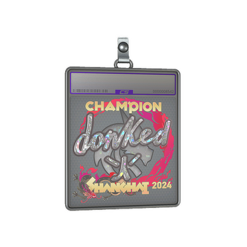 Sticker Slab | donk (Glitter, Champion) | Shanghai 2024