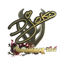 Sticker | Djoko (Gold) | Shanghai 2024
