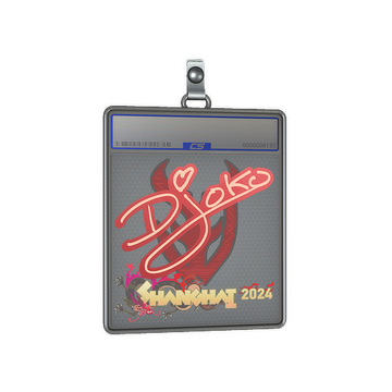 Sticker Slab | Djoko | Shanghai 2024