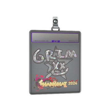 Sticker Slab | Grim (Glitter) | Shanghai 2024