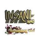 Sticker | insani (Gold) | Shanghai 2024