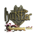 Sticker | huNter- (Gold) | Shanghai 2024
