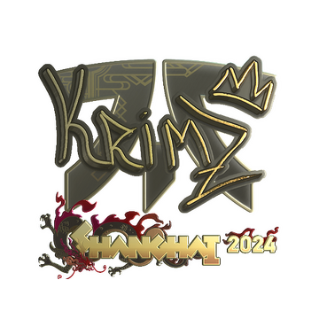Sticker | KRIMZ (Gold) | Shanghai 2024