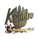 Sticker | Krimbo (Gold) | Shanghai 2024